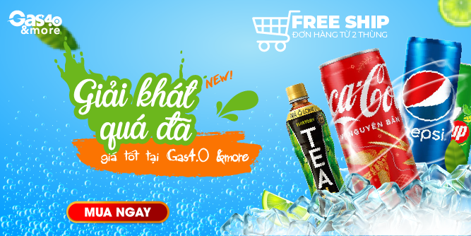 GIẢI KHÁT QUÁ ĐÃ – GIÁ TỐT TẠI GAS4.0 &MORE