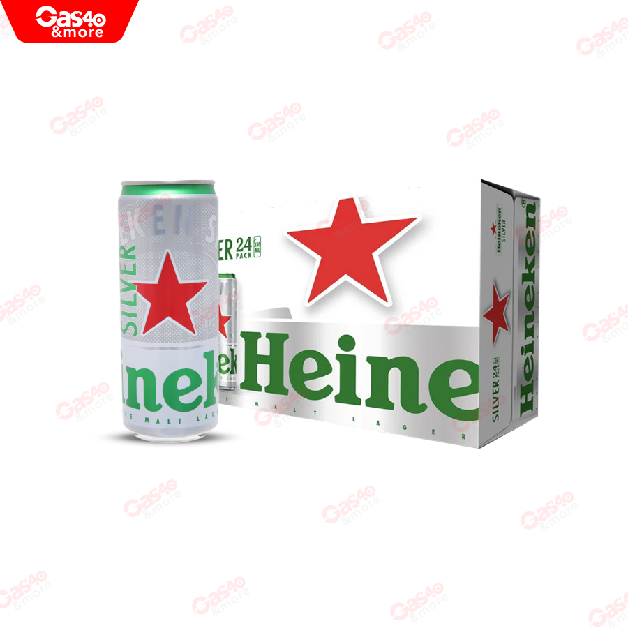 Bia Heineken bạc 330ml (Thùng 24 lon) giá tốt