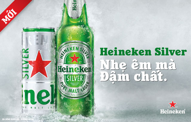 Bia Heineken bạc - Heineken Silver