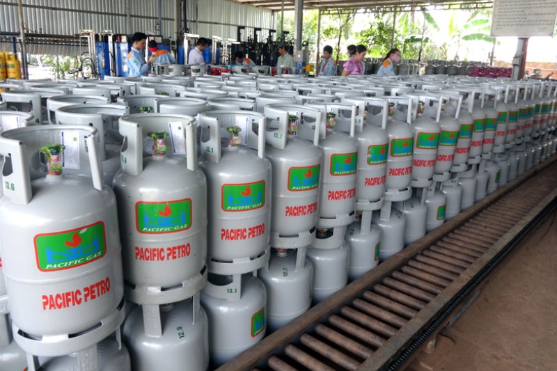 Bình gas Pacific Petro 12kg quen thuộc với người tiêu dùng