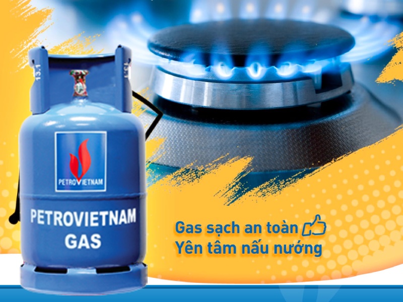 Chất lượng gas PetroVietnam 12kg xanh PL
