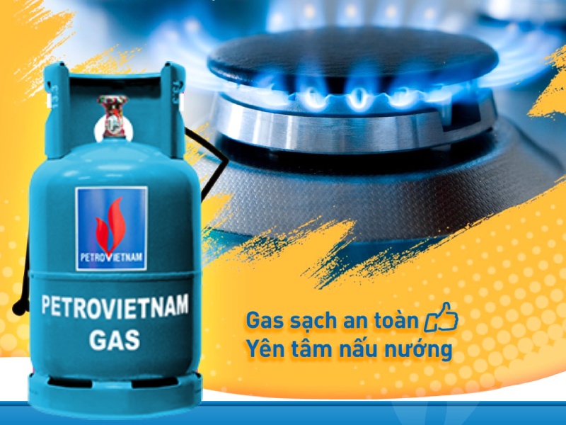 LPG chiết nạp bình gas petrovietnam 12kg xanh pl chất lượng