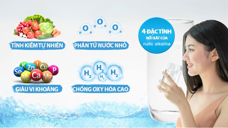 4 đặc tính nổi bật của nước ion kiềm alkaline