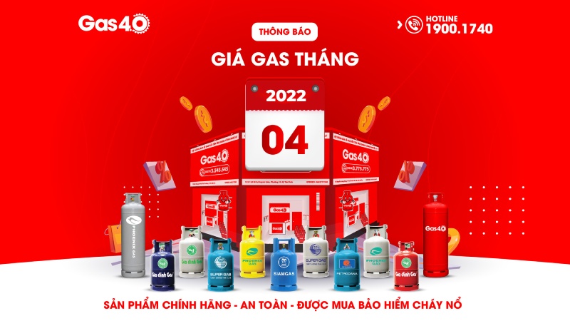 Giá Gas Tháng 4-2022 Tiếp Tục Tăng 14.000 Đồng/Bình 12Kg