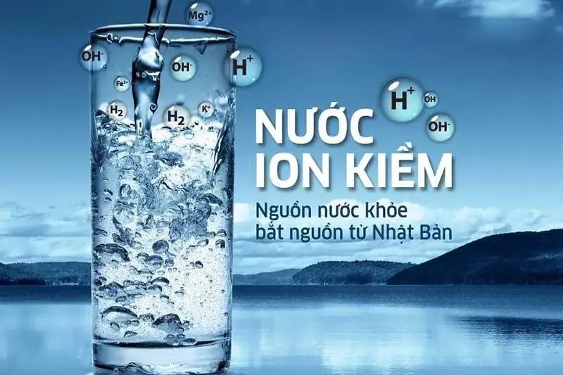 Nước ion kiềm có tính kiềm, giàu hydrogen