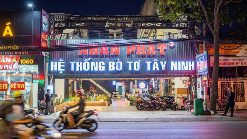 Hình ảnh quán Bò Tơ Nhân Phát Quang Trung